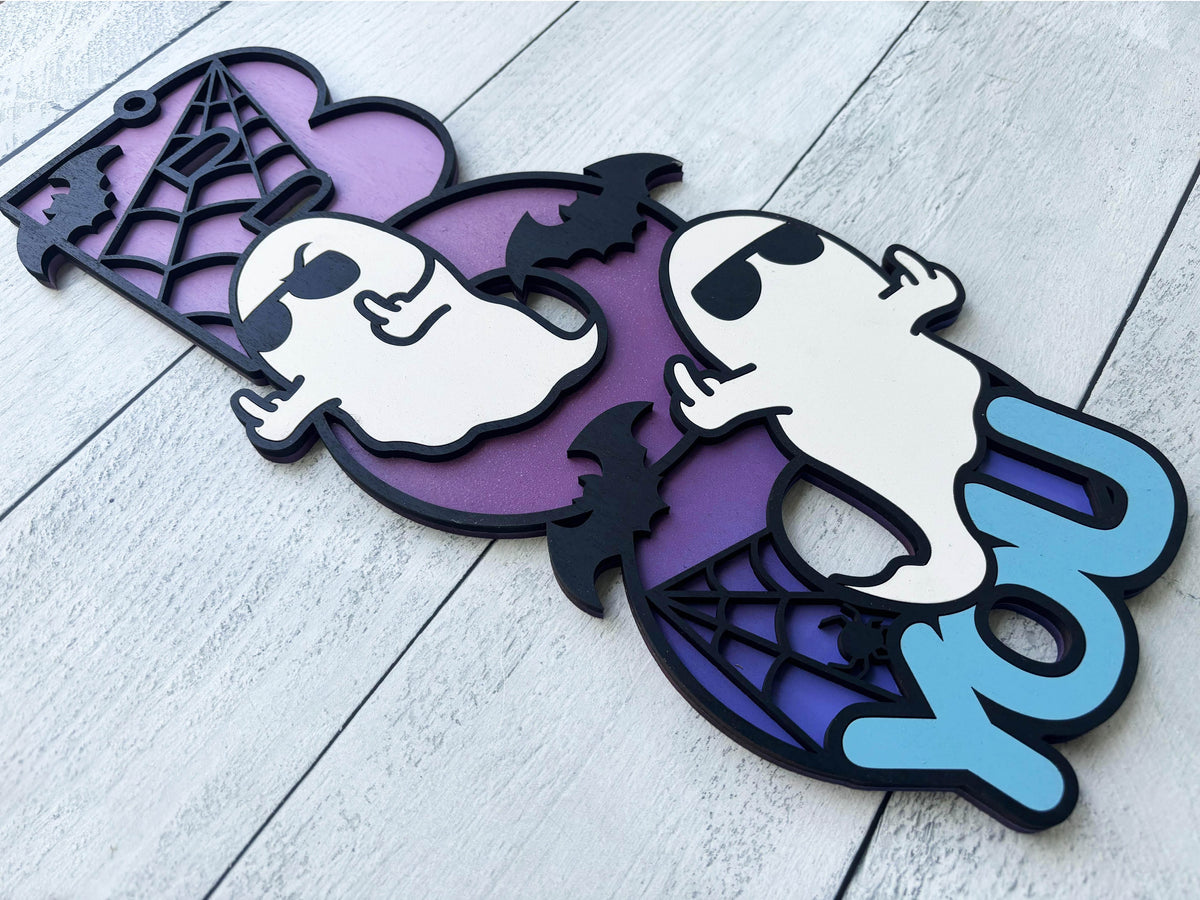 Halloween BOO YOU Sign