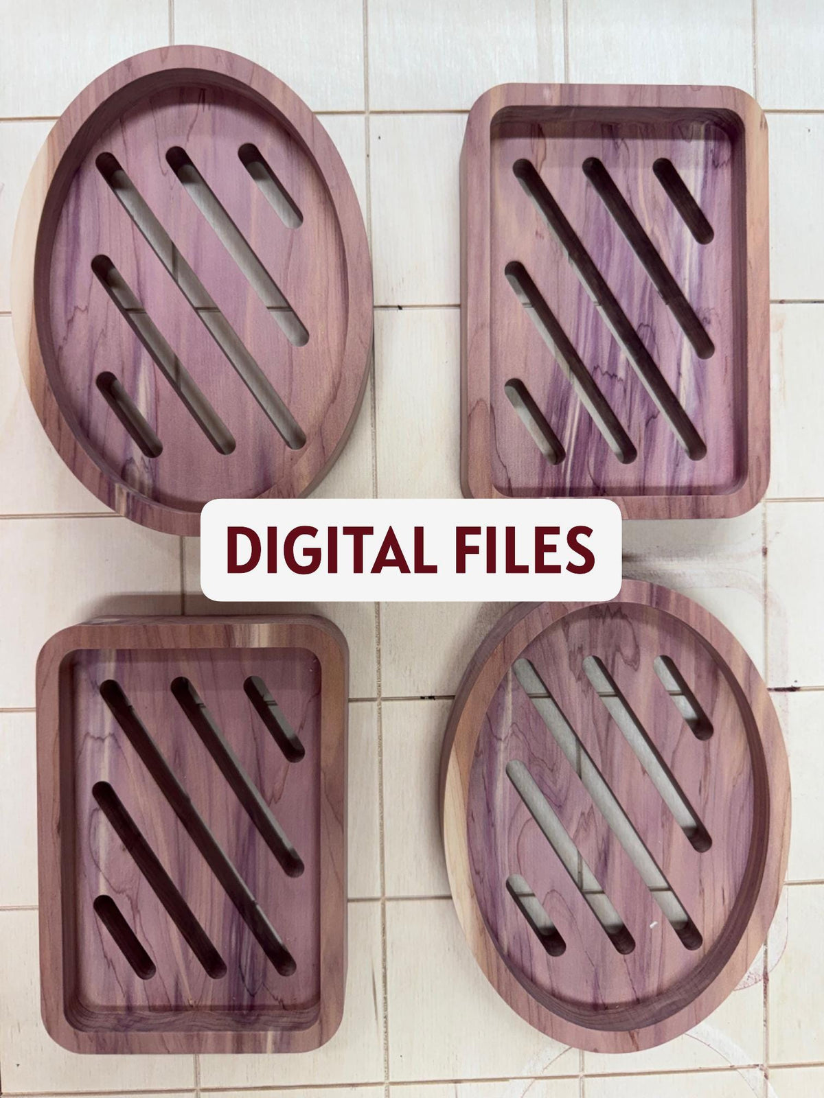 Cedar Soap Dish CNC File: DIY Woodworking Template (Digital Download)